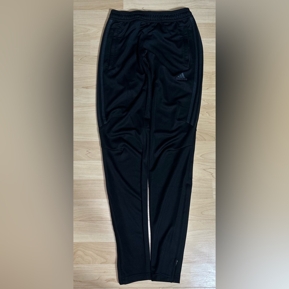 Adidas Tiro aeroready cool/dry breathable black track pant WomenXS ankle zips